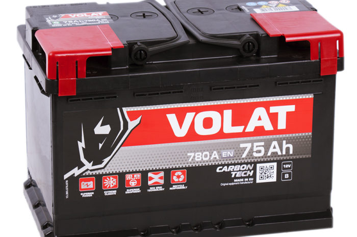 Аккумуляторная батарея VOLAT 75Ah 780A ПП